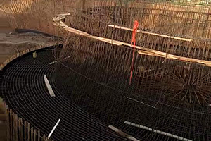 砼煙囪新建施工現場